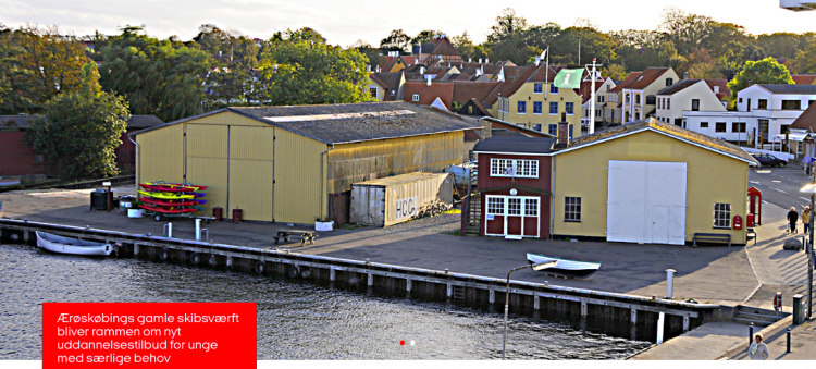 Oprydning på havnen i Ærøskøbing