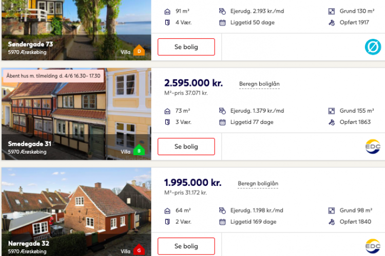 Her er Ærøs 6 dyreste huse