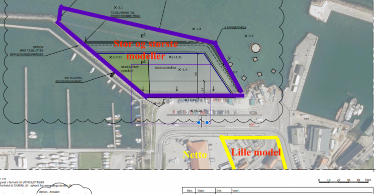 3 forslag til ombygning af havnen i Ærøskøbing 