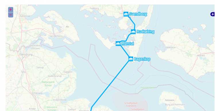 Tysk færge vil sejle Kiel-Marstal - og måske også Langeland-Svendborg