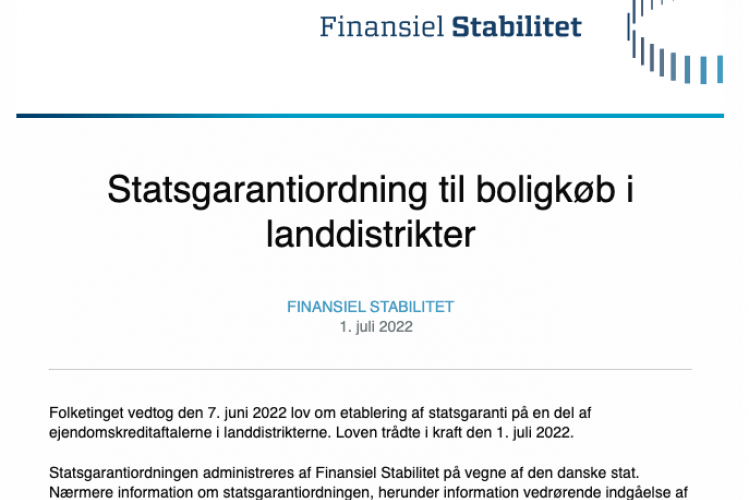 Sådan bliver statsgarantien til boligkøb på Ærø